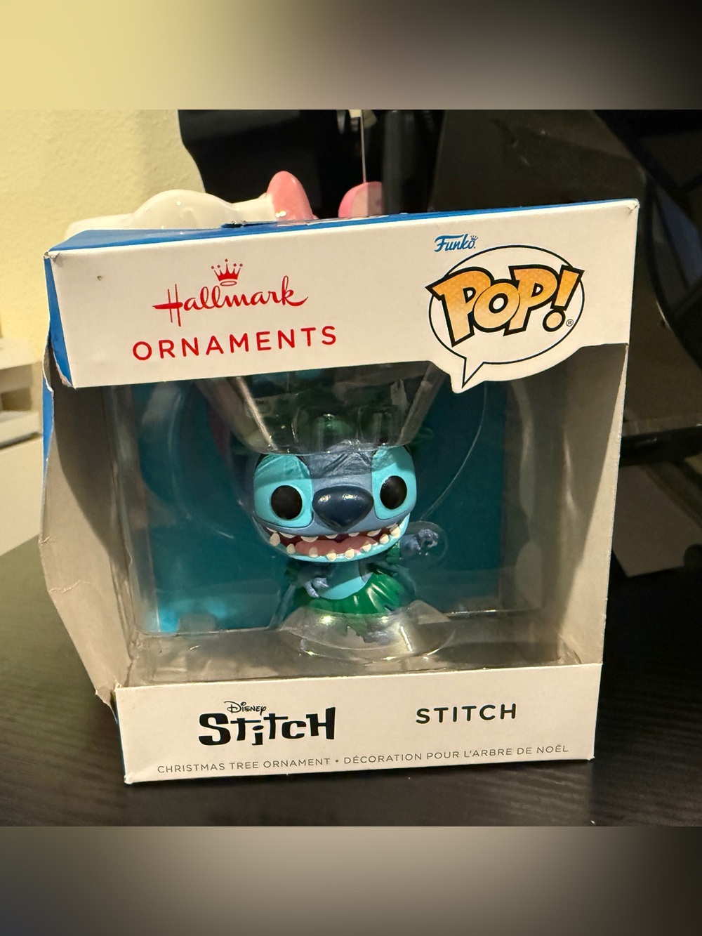 Blue Stitch Christmas Tree Ornament